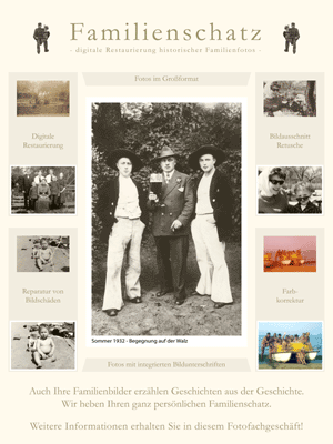 Unser Service für Fotohändler - Die Familienschatzplakate können wir im Hochkant- und im Querformat bereit stellen.